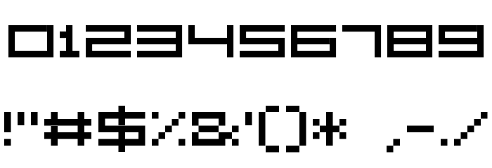 Grixel Acme 5 Wide Font OTHER CHARS
