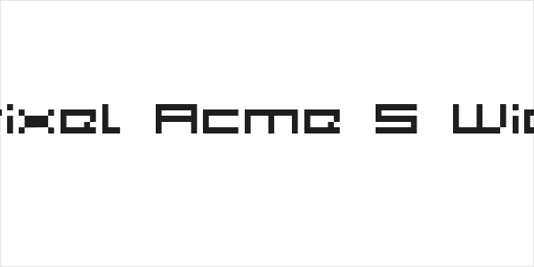 Grixel Acme 5 Wide Logo