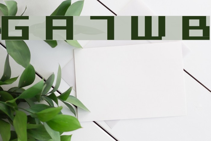 Grixel Acme 7 Wide Bold Font examples
