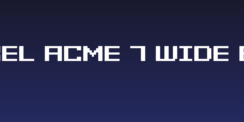 Grixel Acme 7 Wide Bold Social Header