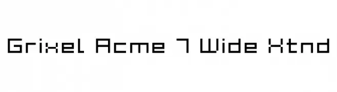 Grixel Acme 7 Wide Xtnd  Descarca Fonturi Gratis