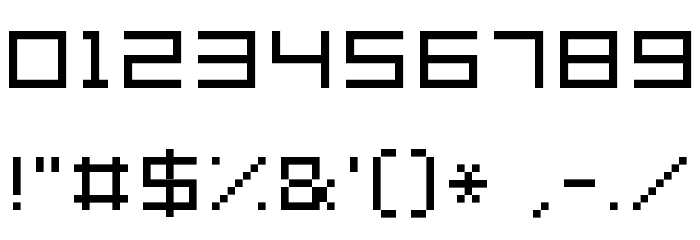 Grixel Acme 7 Wide Xtnd Font OTHER CHARS