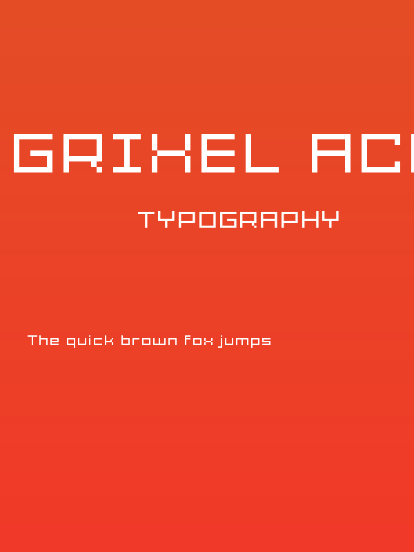 Grixel Acme 7 Wide Xtnd Poster