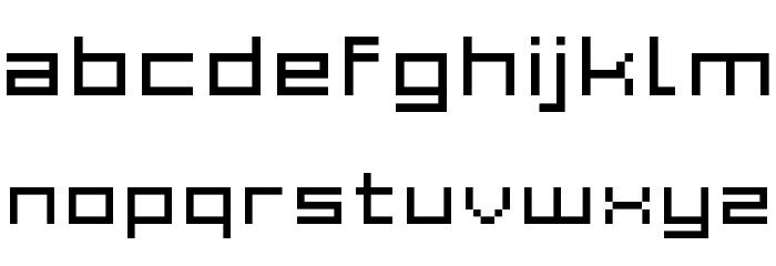 Grixel Acme 7 Wide Xtnd Font LOWERCASE