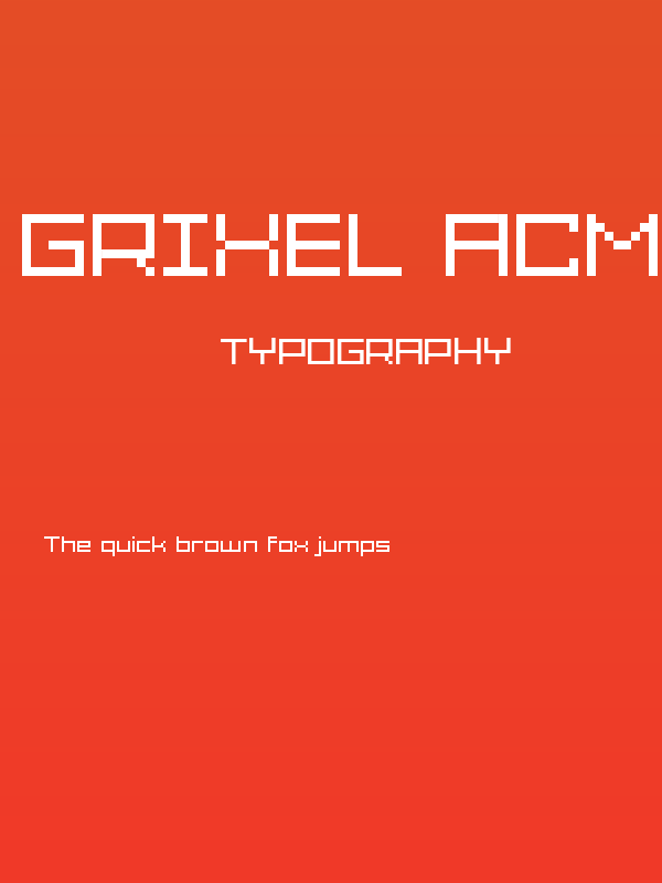 Grixel Acme 7 Wide Poster