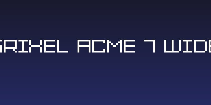 Grixel Acme 7 Wide Social Header