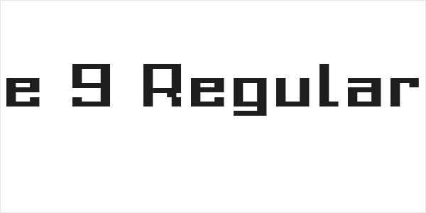 Grixel Acme 9 Regular Bold Xtnd Logo