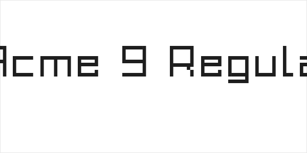 Grixel Acme 9 Regular Xtnd Logo