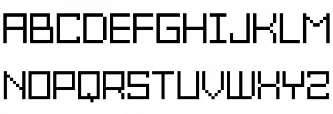Grixel Acme 9 Regular Шрифта ВЕРХНИЙ