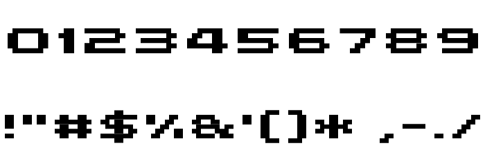 Grixel Kyrou 5 Wide Bold Xtnd Font OTHER CHARS