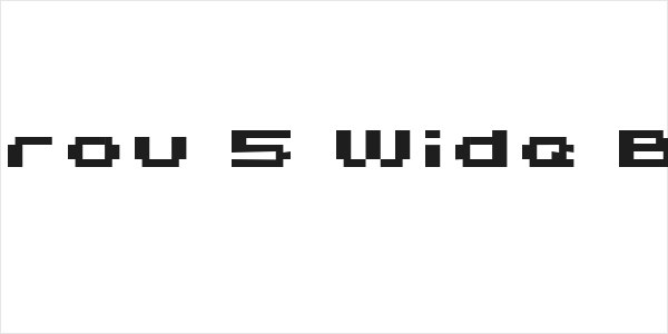 Grixel Kyrou 5 Wide Bold Xtnd Logo