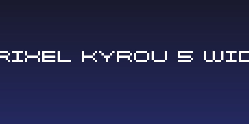 Grixel Kyrou 5 Wide Social Header