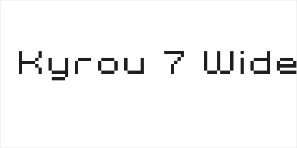 Grixel Kyrou 7 Wide Xtnd Logo