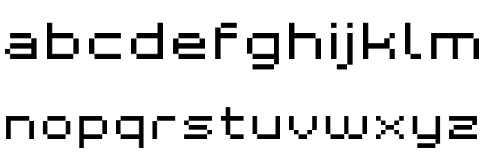 Grixel Kyrou 7 Wide Xtnd Font LOWERCASE