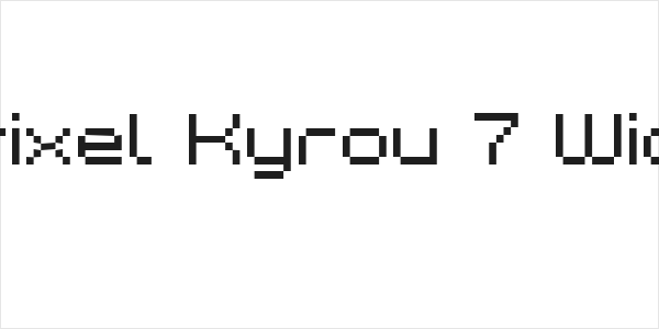Grixel Kyrou 7 Wide Logo
