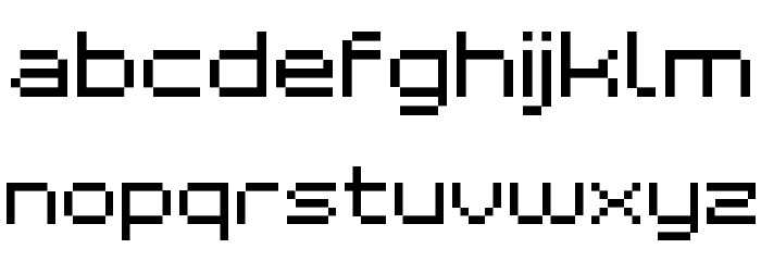 Grixel Kyrou 7 Wide フォント 小文字