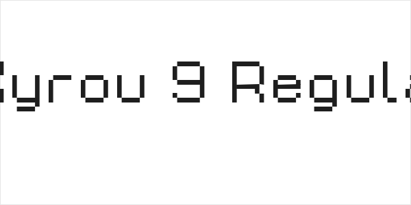 Grixel Kyrou 9 Regular Xtnd Logo