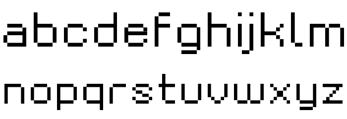 Grixel Kyrou 9 Regular Xtnd Font LOWERCASE