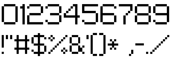 Grixel Kyrou 9 Regular Font OTHER CHARS