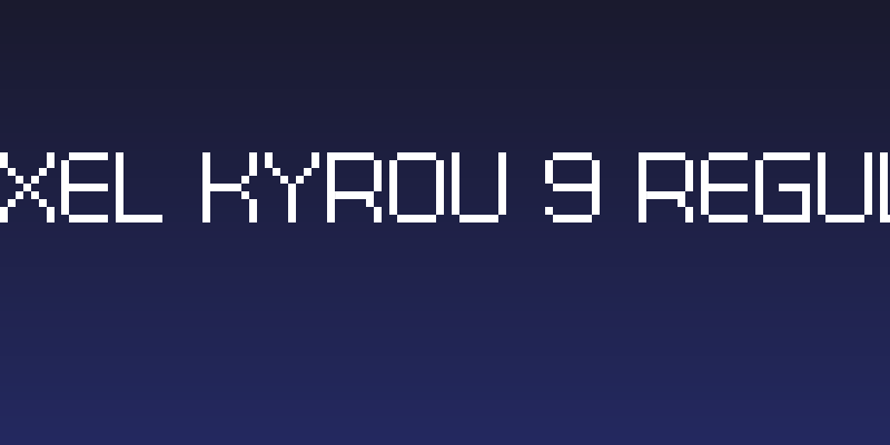 Grixel Kyrou 9 Regular Social Header