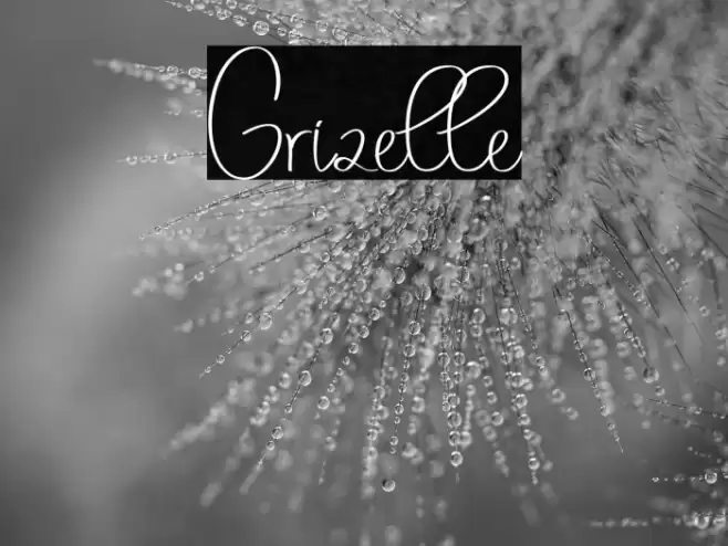 Grizelle Font examples