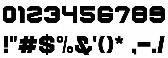 Grizlie フォント その他の文字
