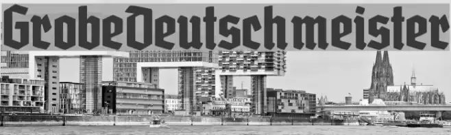 GrobeDeutschmeister Font examples