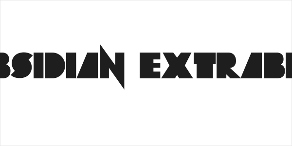Grobsidian ExtraBlack Logo