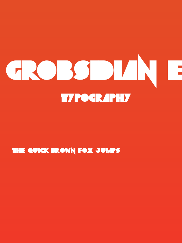 Grobsidian ExtraBlack Poster