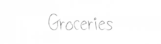 Groceries  Fuentes Gratis Descargar