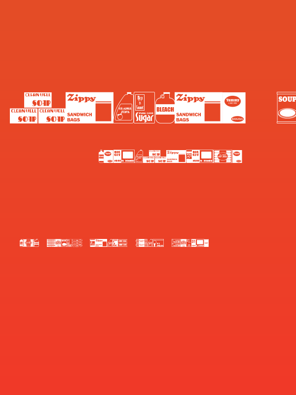 Grocery Items JL Poster