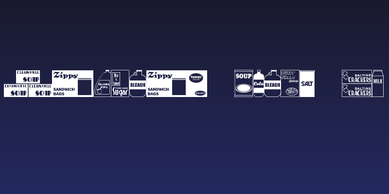 Grocery Items JL Social Header