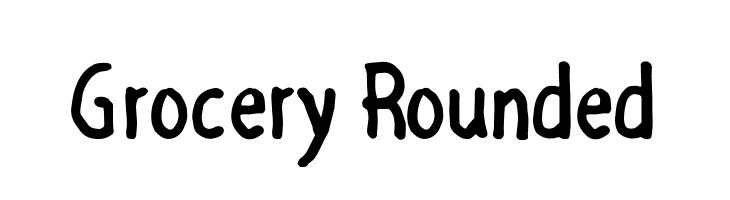 Grocery Rounded  フリーフォントのダウンロード