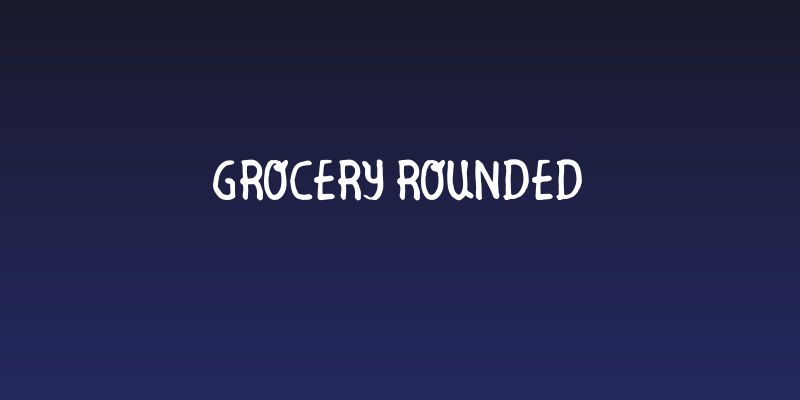 Grocery Rounded Social Header