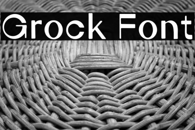 Grock Font examples