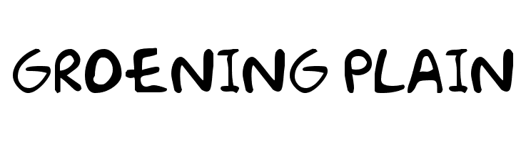 Groening Plain Fonte