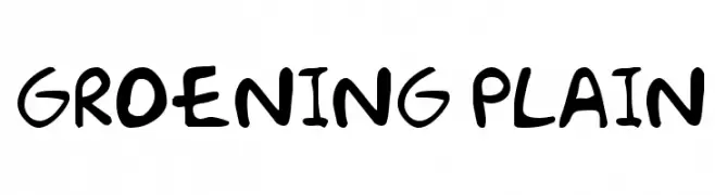 Groening Plain  Frei Schriftart Herunterladen