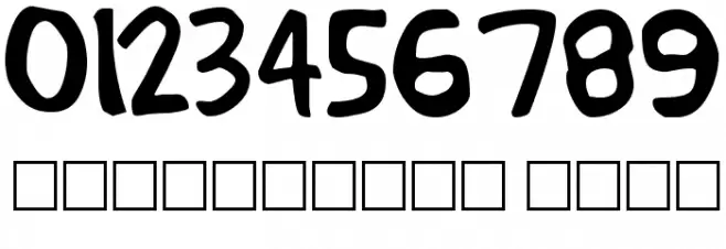 Groening Plain Font OTHER CHARS