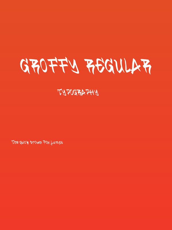 Groffy Regular Poster