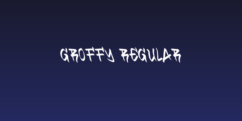Groffy Regular Social Header