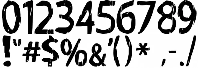 Grog-Binge Font OTHER CHARS