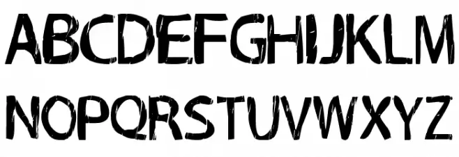 Grog-Binge Font Litere mari