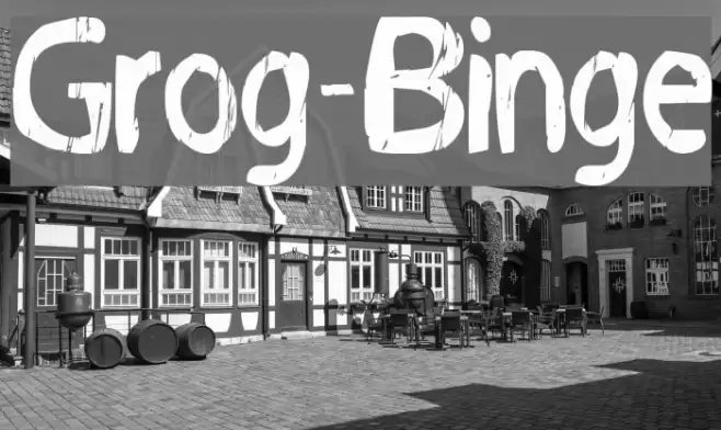Grog-Binge Font examples