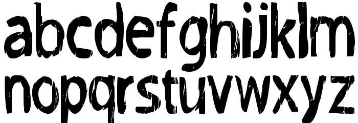 Grog-Binge Font LOWERCASE