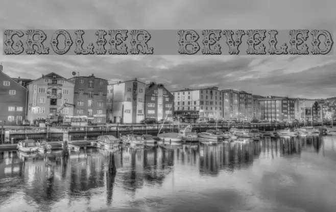 Grolier Beveled Font examples