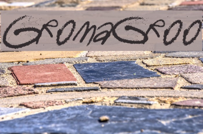 Gromagroo Font examples