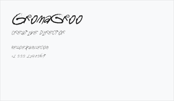 Gromagroo Business Card