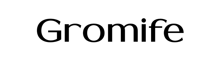 Gromife  font caratteri gratis