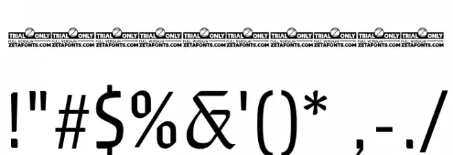 Gronau Neue Trial Regular Font OTHER CHARS