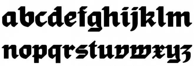 Gronau Trial Fette Font Litere mici